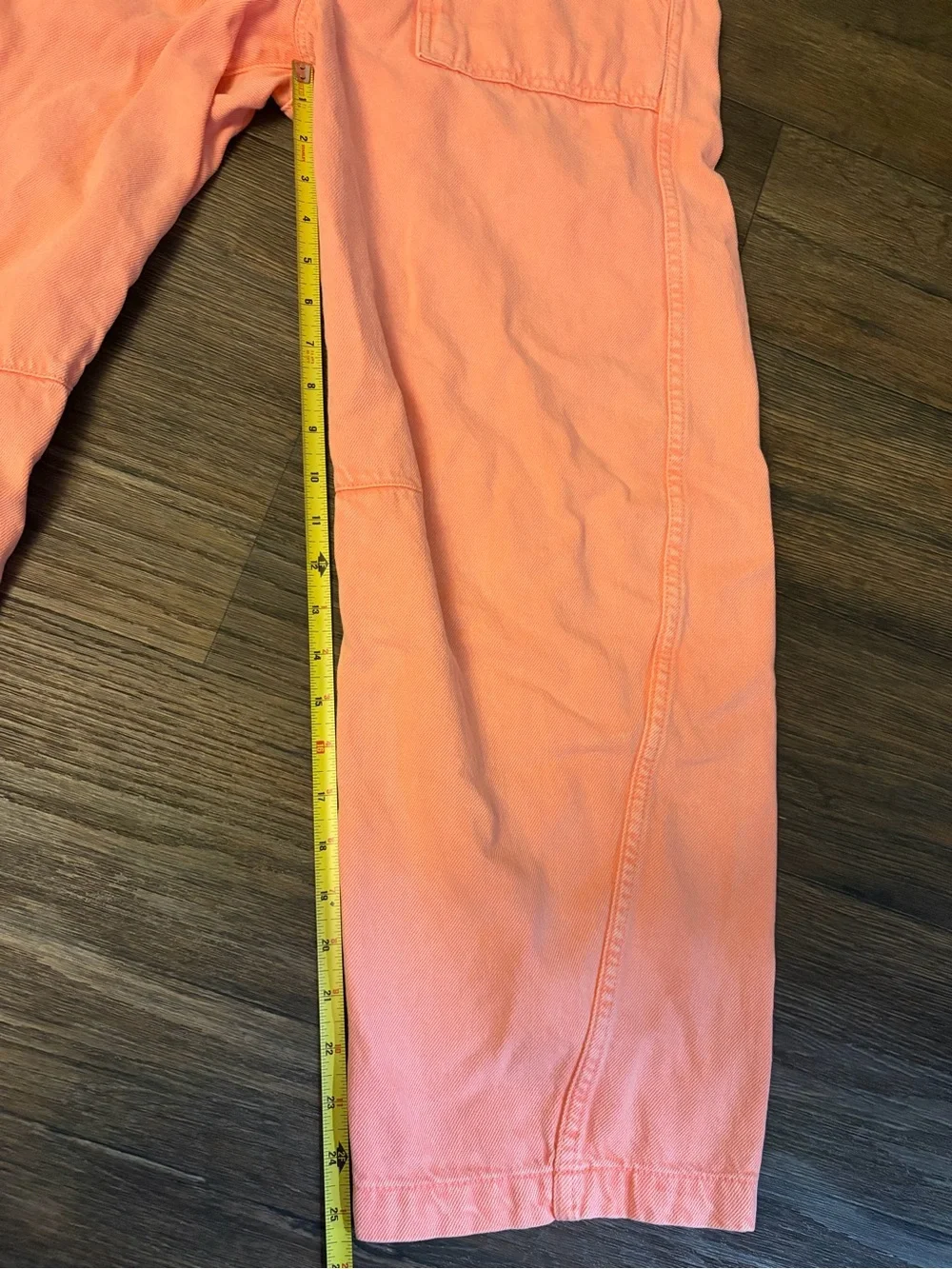 Women’s Gap Colorful Pull-On Barrel Leg Pants Coral Pink Size Small - Picture 3 of 9